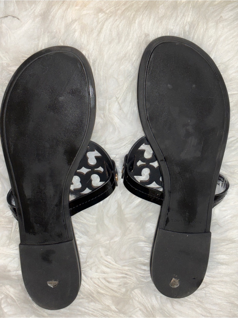 Tory Burch Miller Patent Sandal Sz 12 - Picture 6 of 8